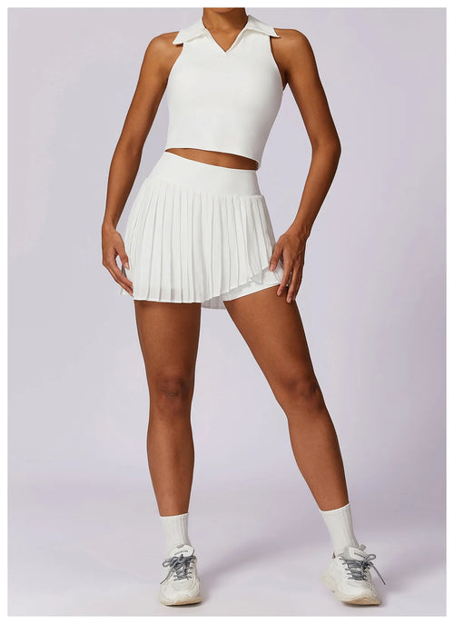 Tracksuit Yoga Sports Bra Sports Short Skirt Workout
